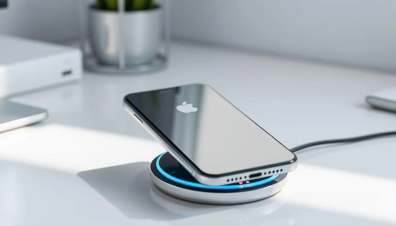 3. Cara Menggunakan Wireless Charger pada iPhone (c) Ilustrasi AI
