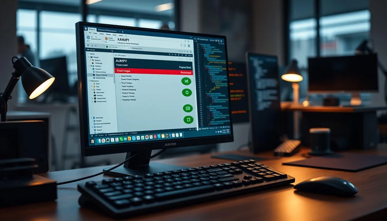 Komponen Utama dalam XAMPP (c) Ilustrasi AI