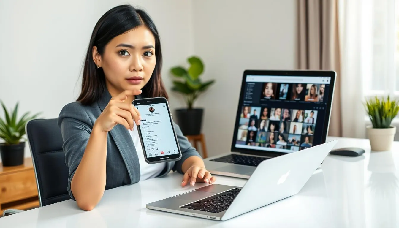 Langkah-langkah Menghapus Akun Instagram Orang Lain (c) Ilustrasi AI