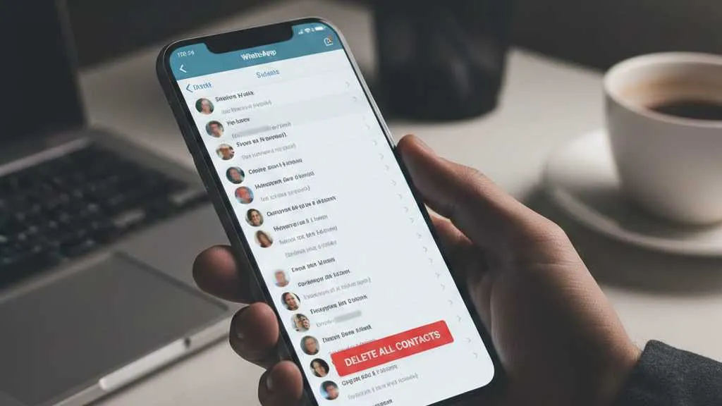 Pengertian dan Pentingnya Menghapus Kontak WhatsApp (c) Ilustrasi AI