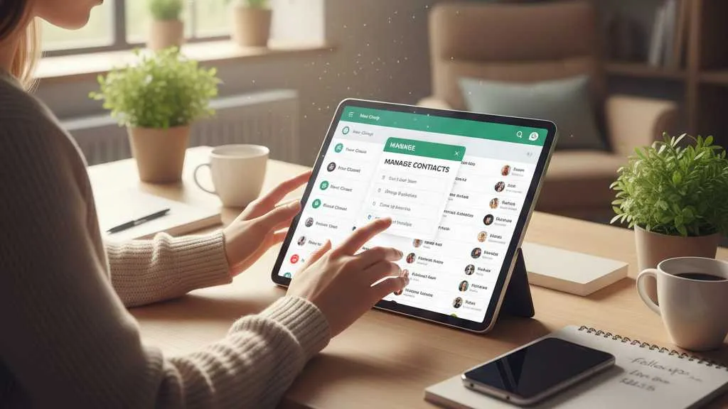 Tips Mengelola Kontak WhatsApp dengan Efektif (c) Ilustrasi AI