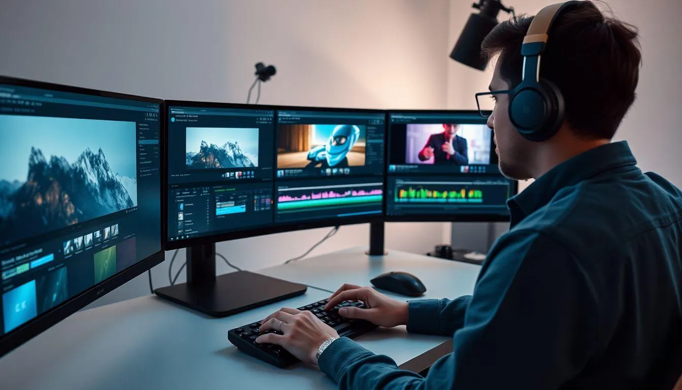 Teknik Advanced dengan Editor Video Profesional (c) Ilustrasi AI