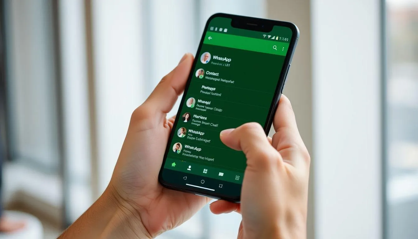 Cara Menghapus No WA Orang Lain di HP Android (credit:Image by AI)
