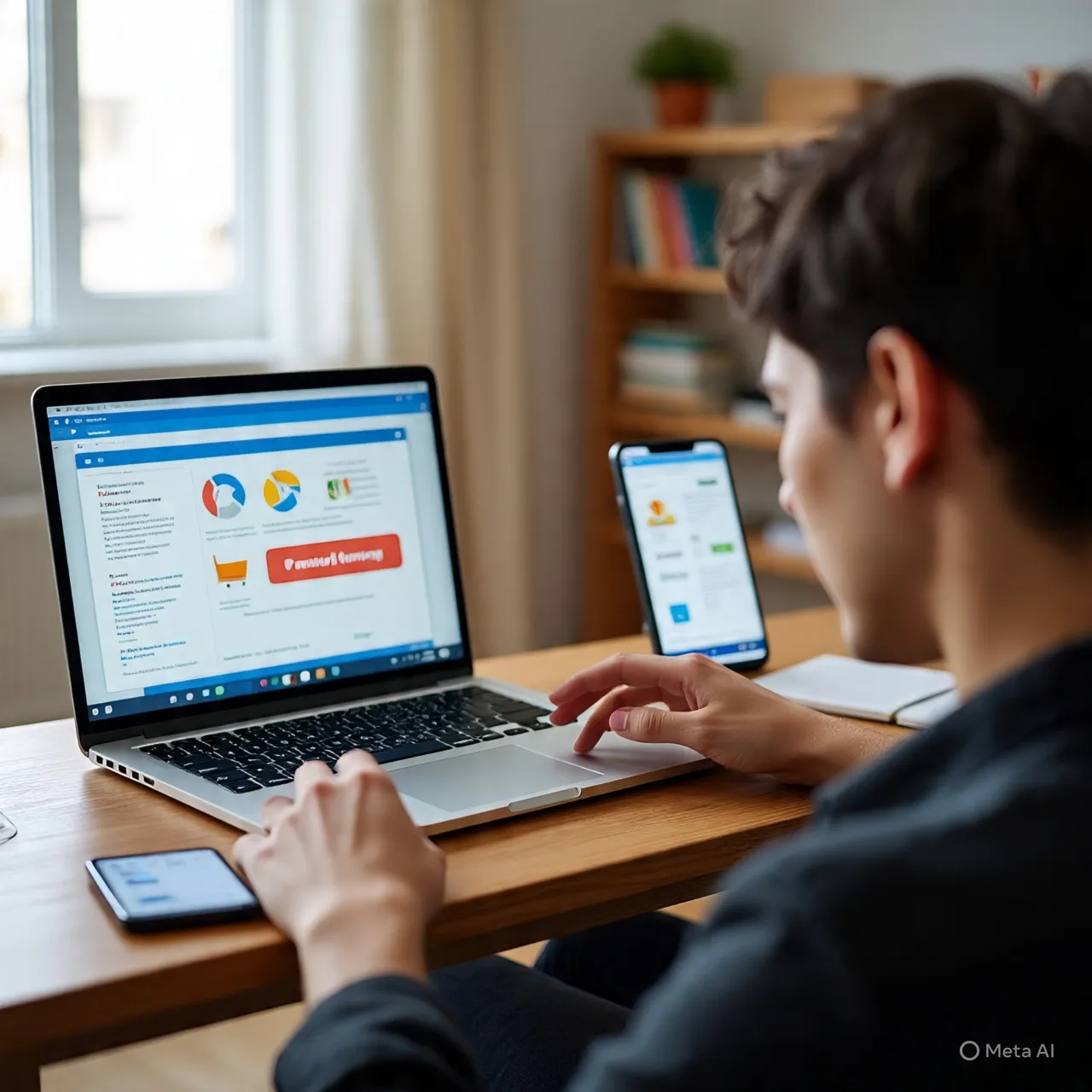 Tips Sukses Menghasilkan Uang dari HP  (c) Ilustrasi AI