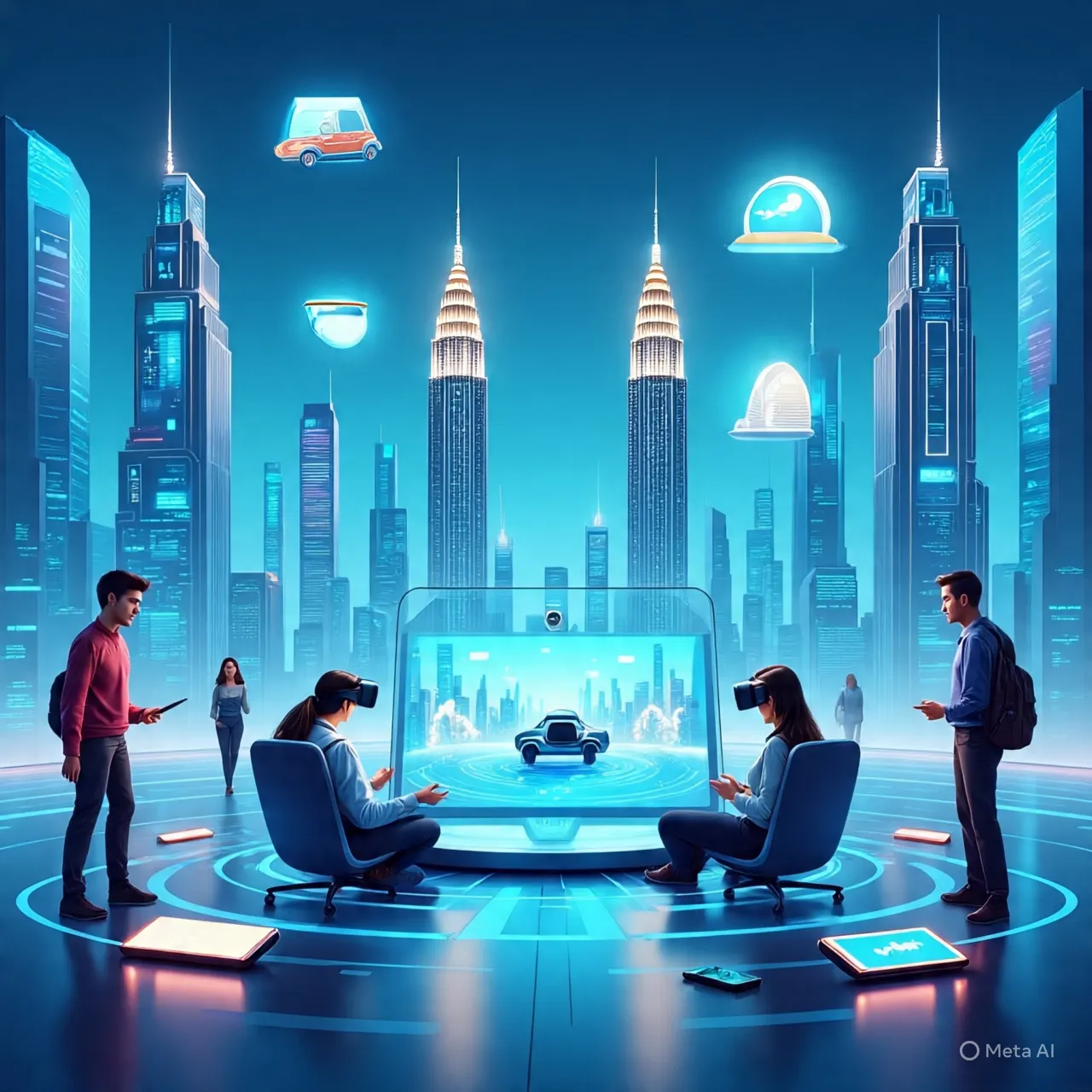 Masa Depan Ekonomi Digital Mobile  (c) Ilustrasi AI