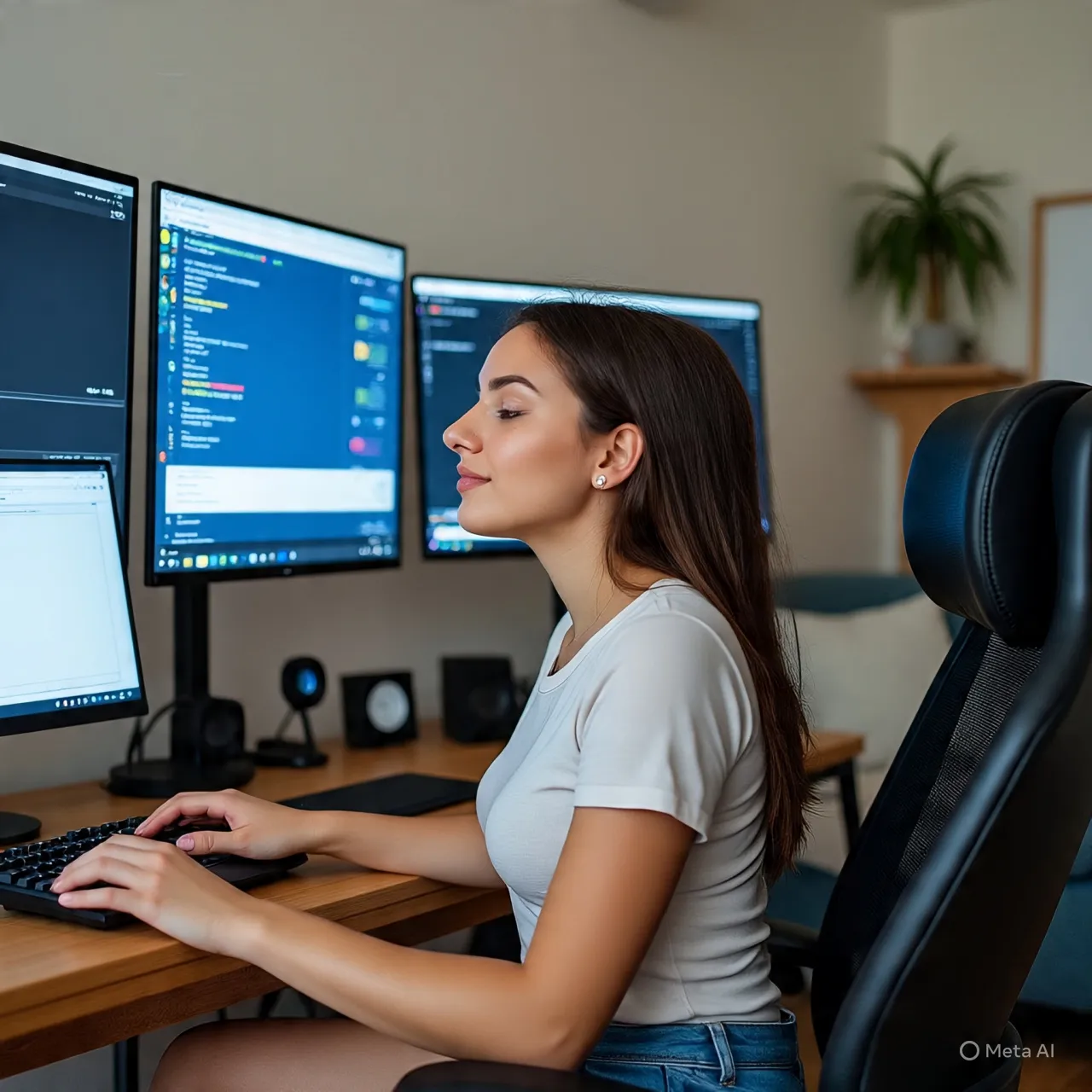 Content Creator di Platform Digital  (c) Ilustrasi AI