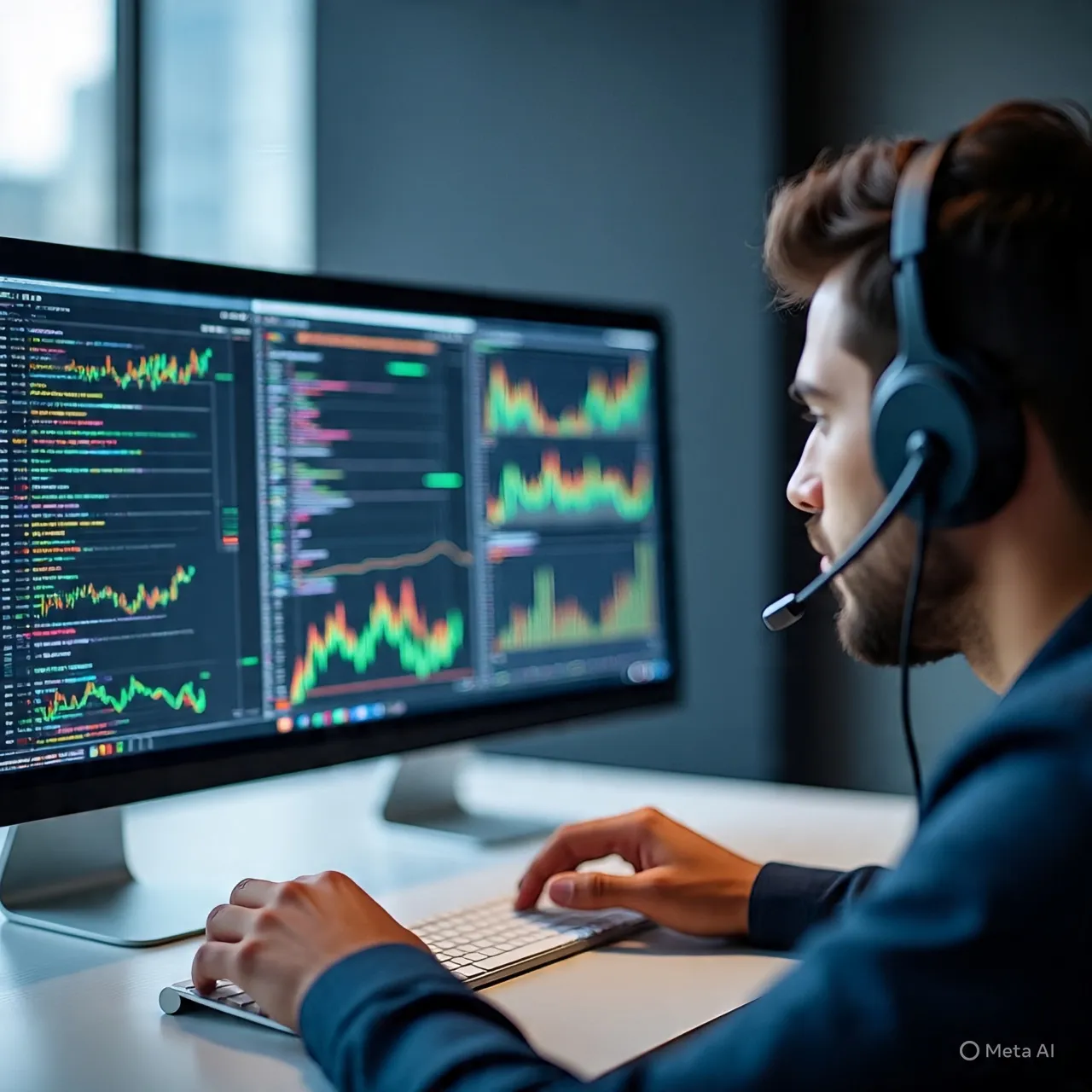 Trading dan Investasi Digital  (c) Ilustrasi AI