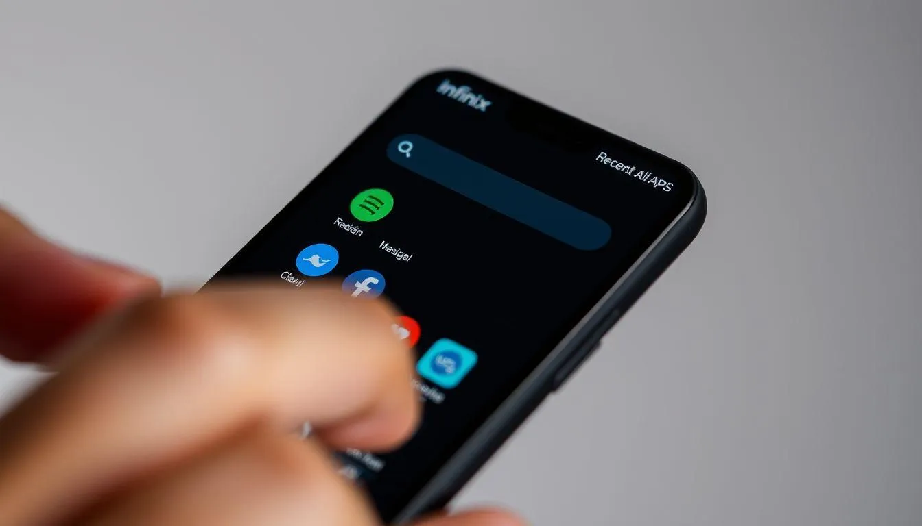 Mengelola Aplikasi dan Proses Latar Belakang (c) Ilustrasi AI