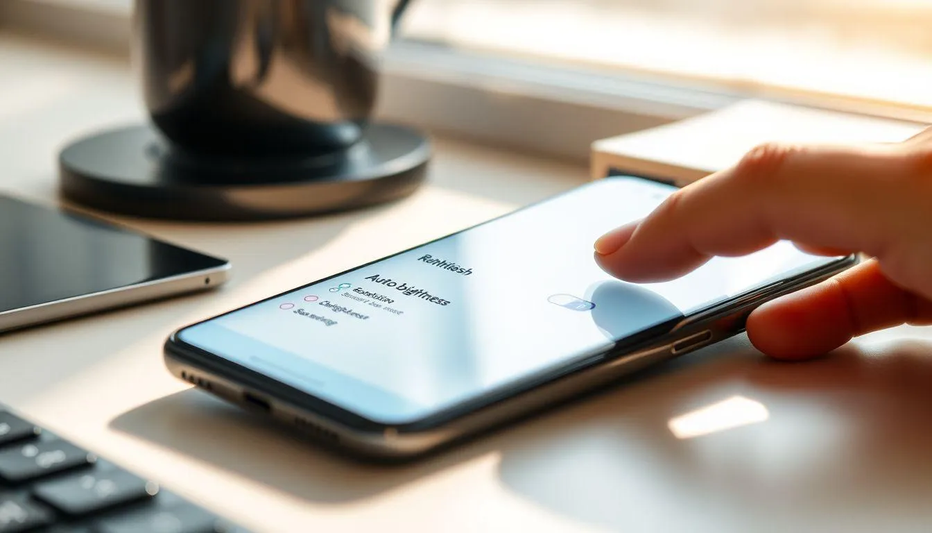 Mengoptimalkan Pengaturan Layar untuk Menghemat Daya (c) Ilustrasi AI