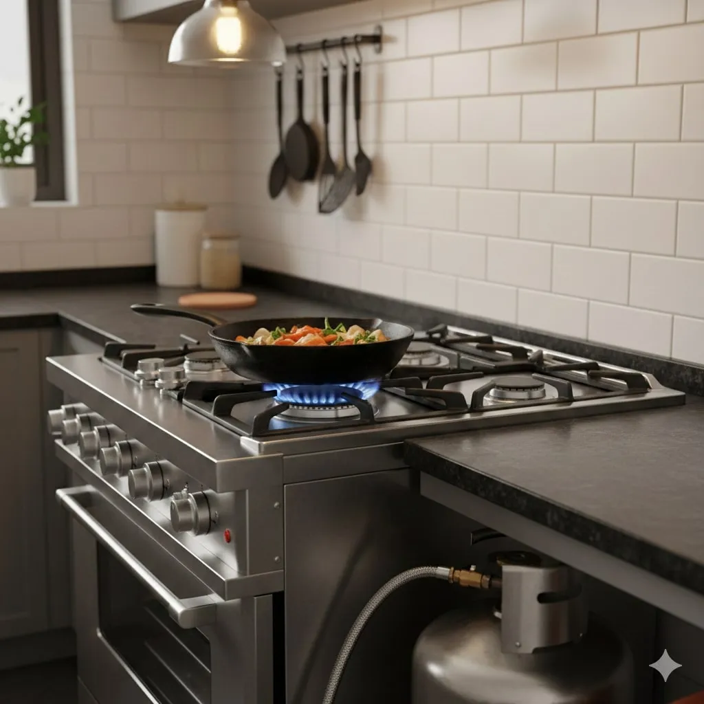 Strategi Penggunaan Gas yang Efisien (c) Ilustrasi AI