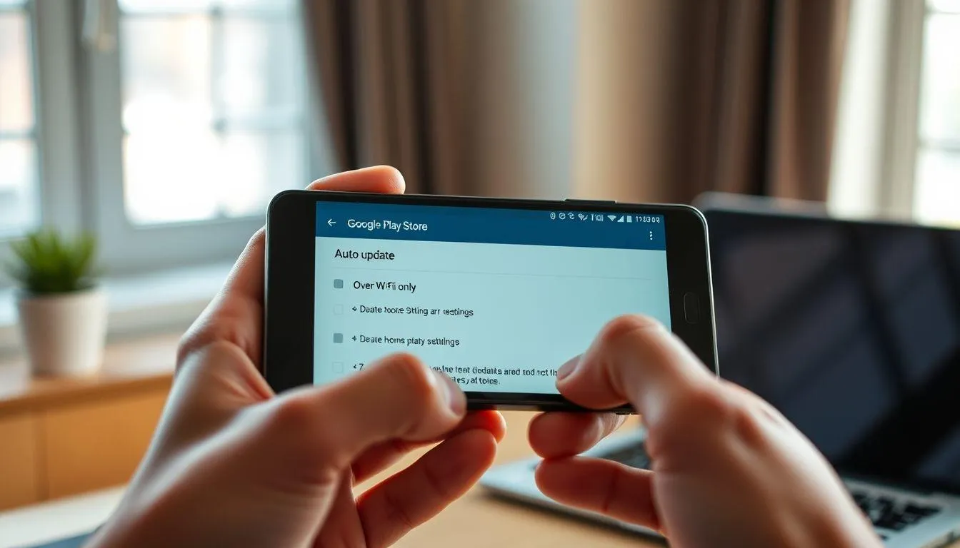 Menonaktifkan Fitur Auto Update Aplikasi (c) Ilustrasi AI