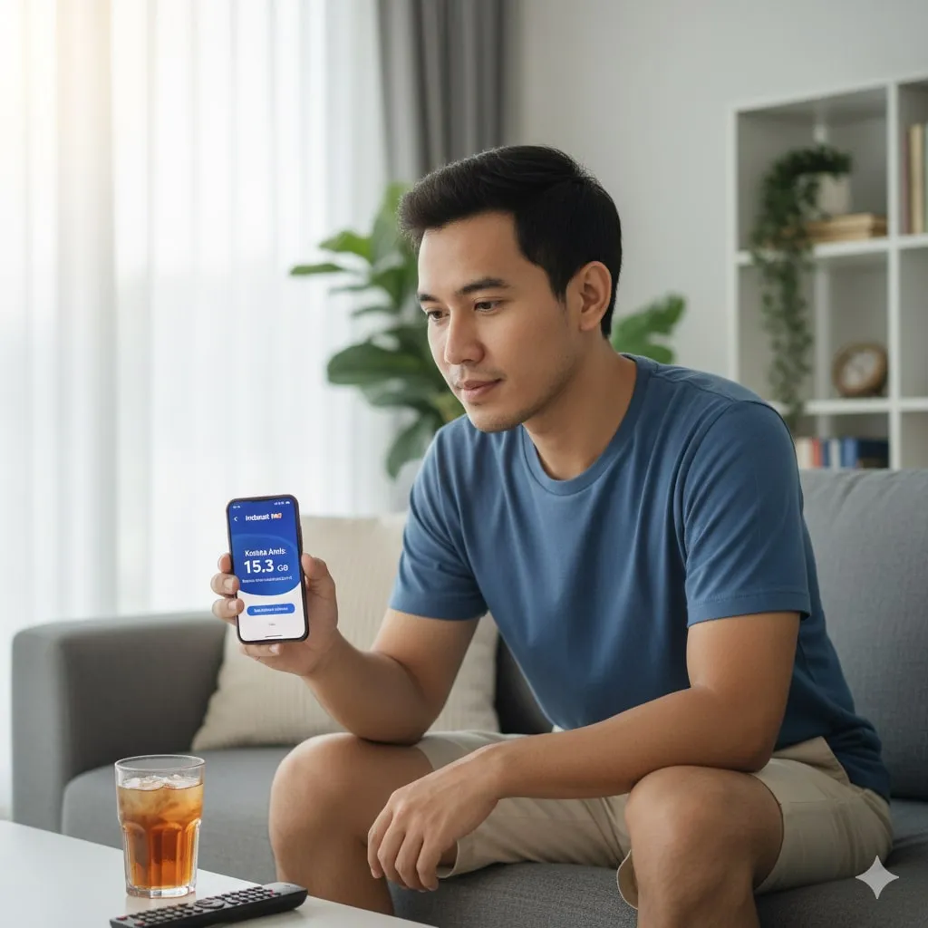 Tips Tambahan Menghemat Kuota Indosat (c) Ilustrasi AI