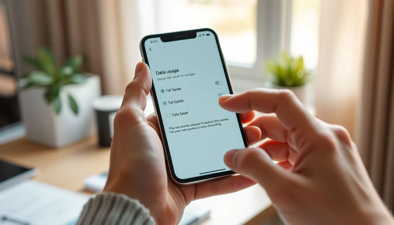 Mengaktifkan Fitur Penghemat Data Bawaan (c) Ilustrasi AI