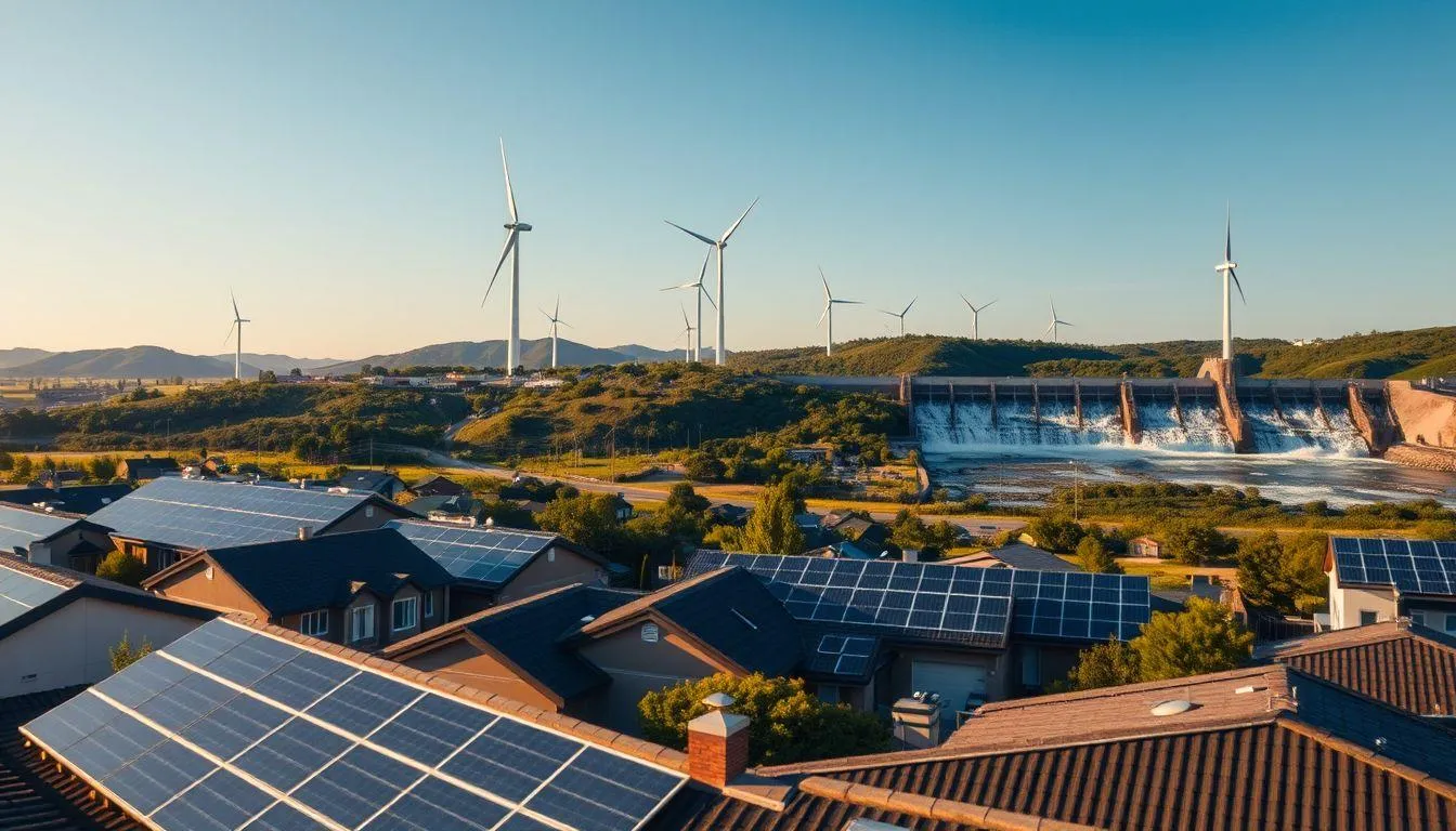 Cara Menghemat Sumber Daya Alam Melalui Energi Terbarukan (c) Ilustrasi AI