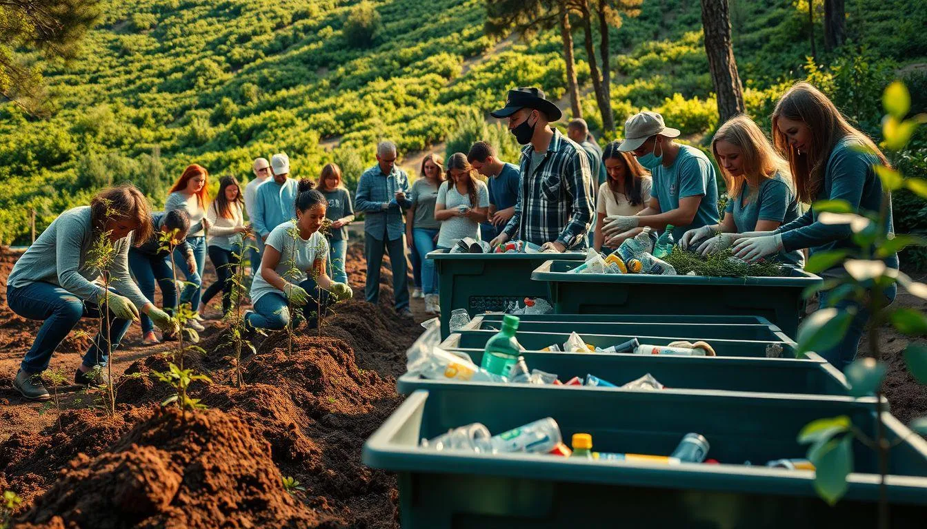 Cara Melestarikan Sumber Daya Alam untuk Generasi Mendatang (c) Ilustrasi AI