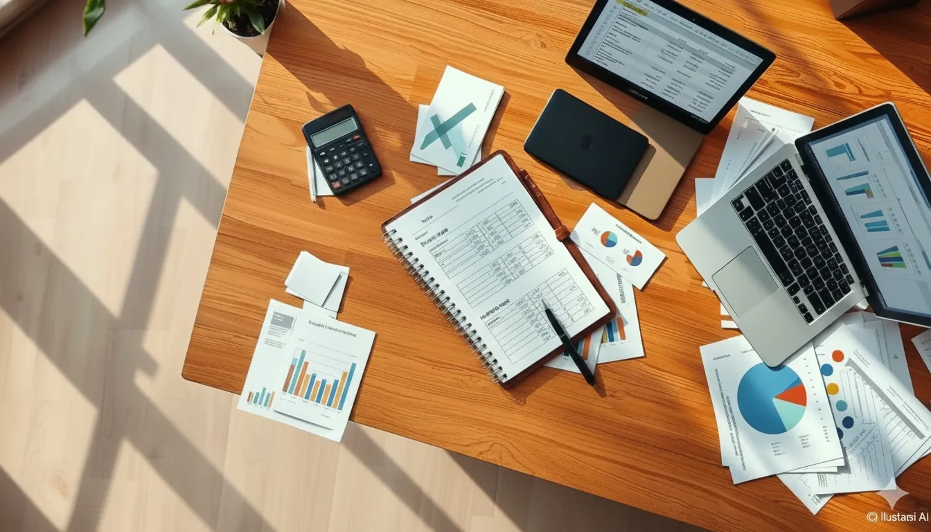 Membuat Perencanaan Keuangan yang Realistis (c) Ilustrasi AI