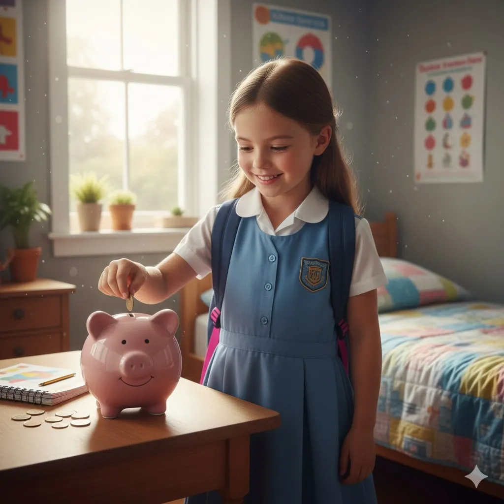 Membangun Kebiasaan Menabung yang Konsisten (c) Ilustrasi AI