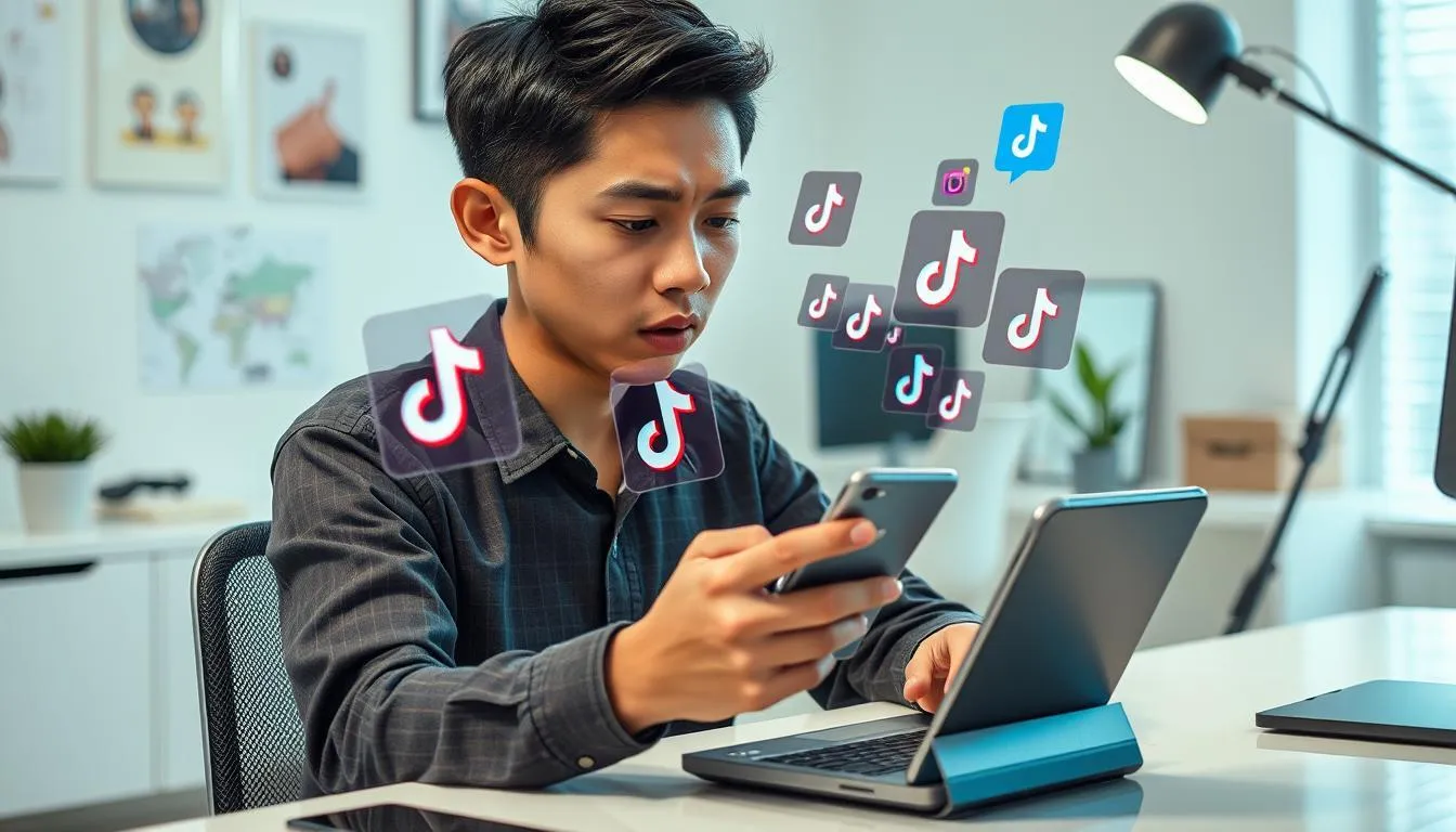 Cara Menghilangkan Filter dari Video TikTok Orang Lain (c) Ilustrasi AI