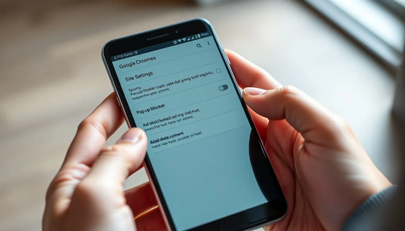 Metode Blokir Iklan Melalui Pengaturan Browser Chrome (c) Ilustrasi AI