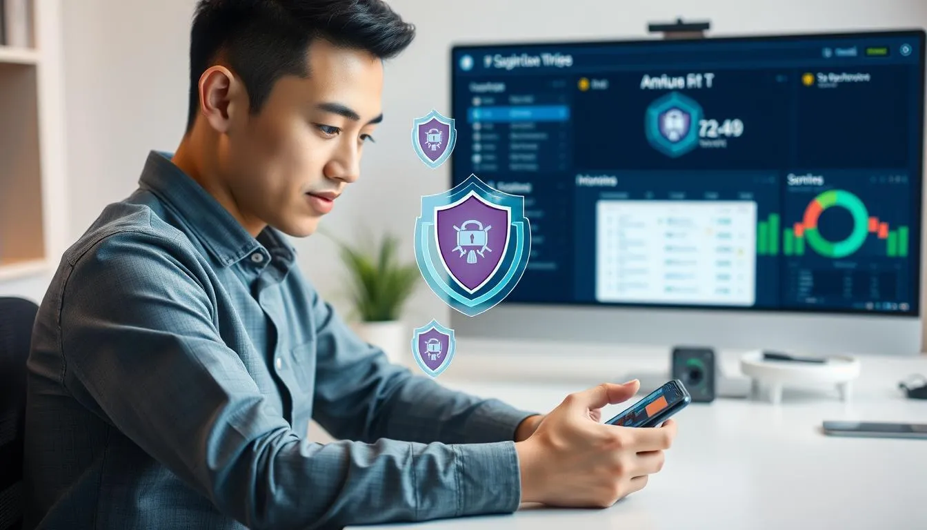 Menggunakan Aplikasi Antivirus dan Anti-Malware (c) Ilustrasi AI