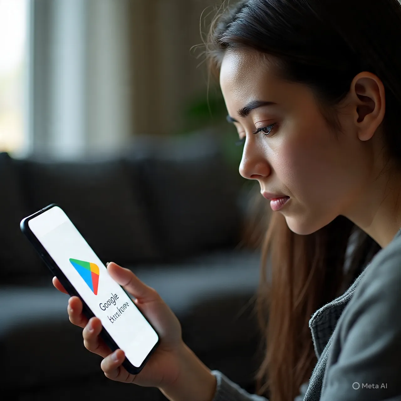 Menggunakan Fitur Google Play Protect (c) Ilustrasi AI