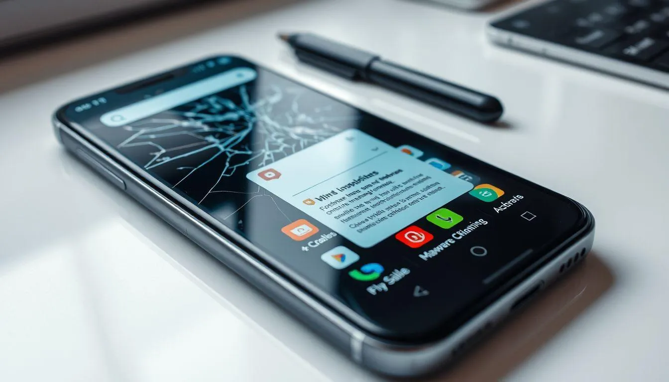 Tanda-tanda HP Terinfeksi Virus (c) Ilustrasi AI