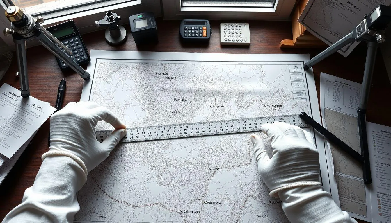 Pengertian Skala Peta dan Jarak Sebenarnya (c) Ilustrasi AI