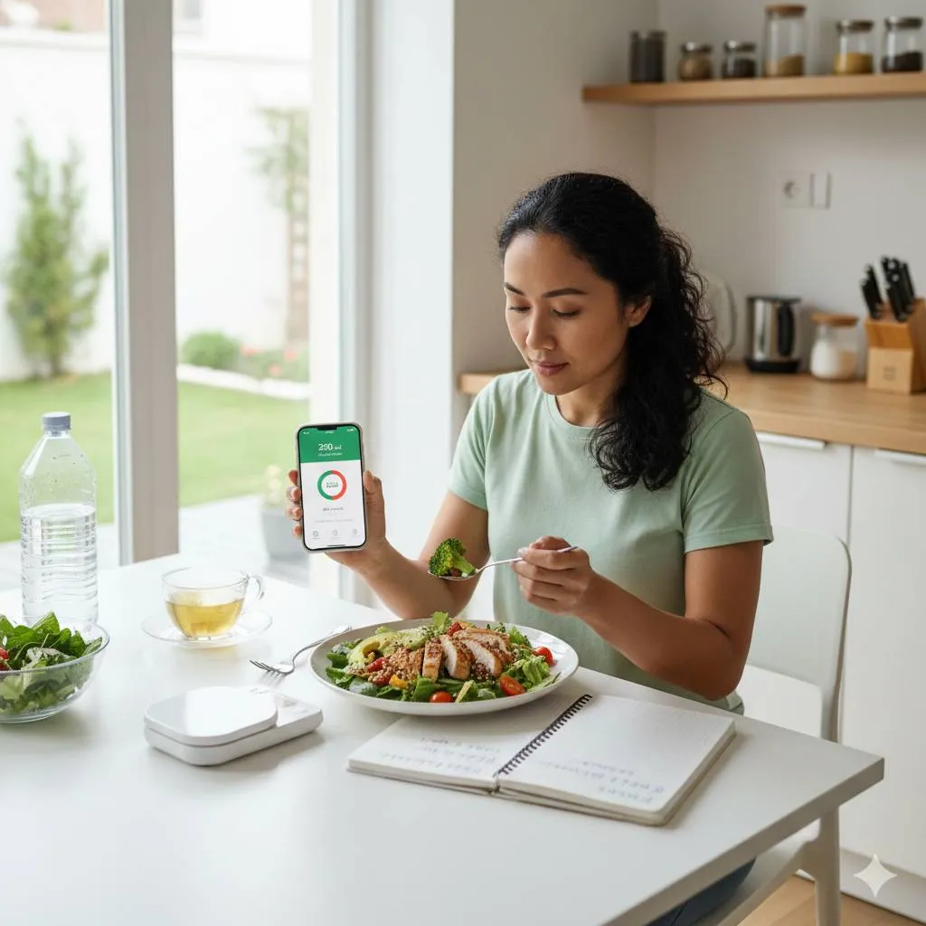 Cara Menghitung Kalori Berdasarkan Zat Gizi Makro (c) Ilustrasi AI