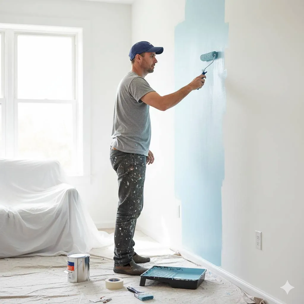 Faktor-Faktor yang Mempengaruhi Kebutuhan Cat (c) Ilustrasi AI