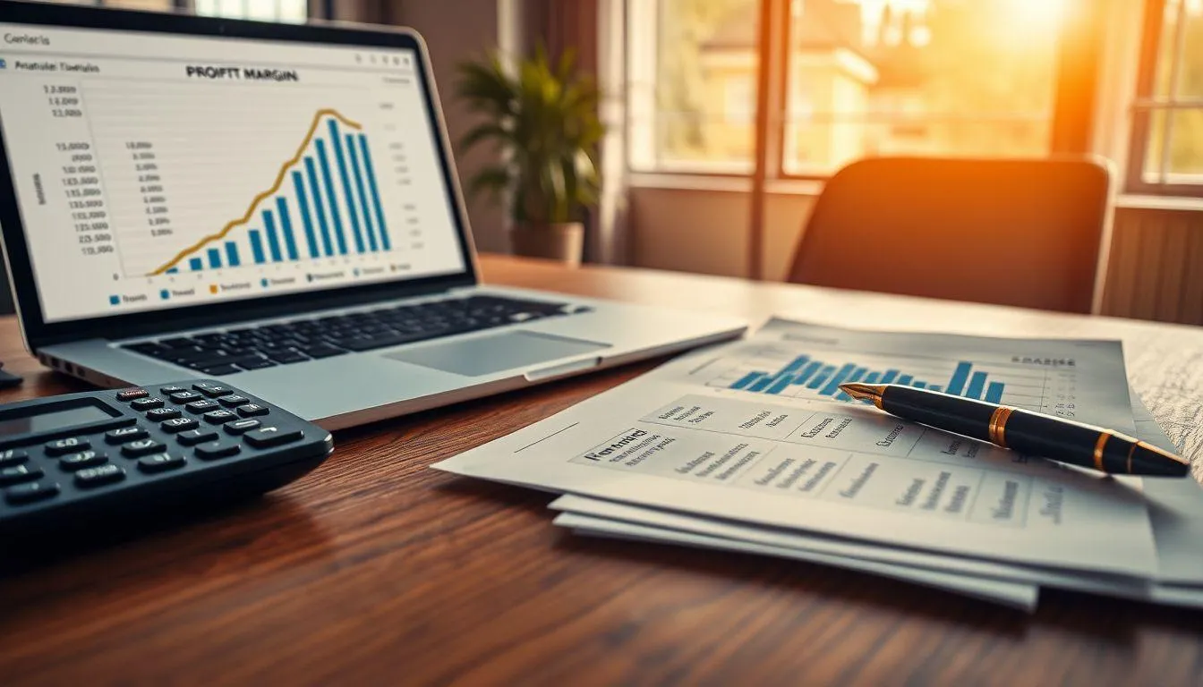 Pengertian Margin Keuntungan dalam Bisnis (c) Ilustrasi AI