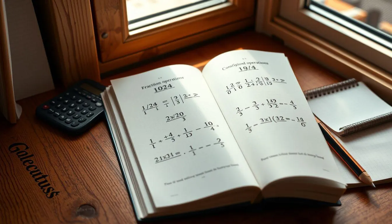 Jenis-Jenis Pecahan dalam Operasi Pengurangan (c) Ilustrasi AI