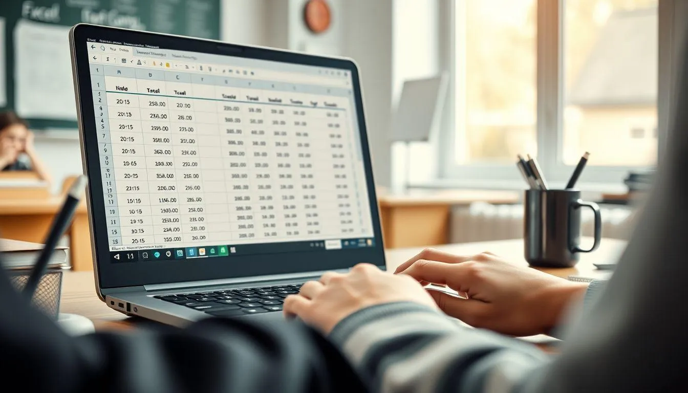 Cara Menghitung Persentase Kehadiran Siswa Menggunakan Excel (c) Ilustrasi AI