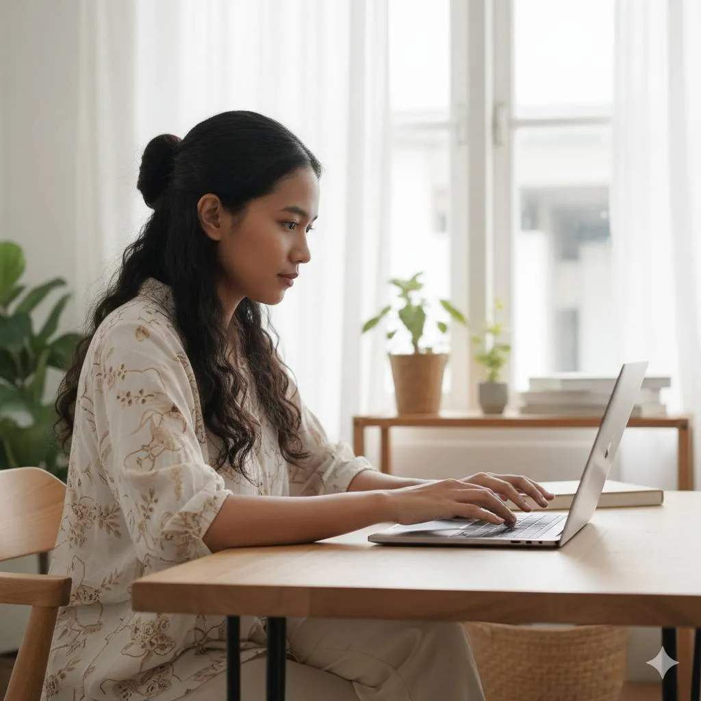 Contoh Soal dan Pembahasan Standar Deviasi Data Tunggal (c) Ilustrasi AI