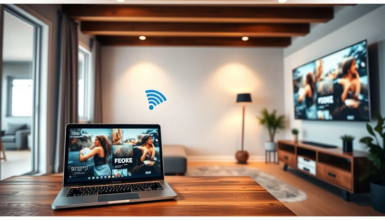 Cara Menghubungkan Laptop ke TV dengan Miracast (Windows) (c) Ilustrasi AI