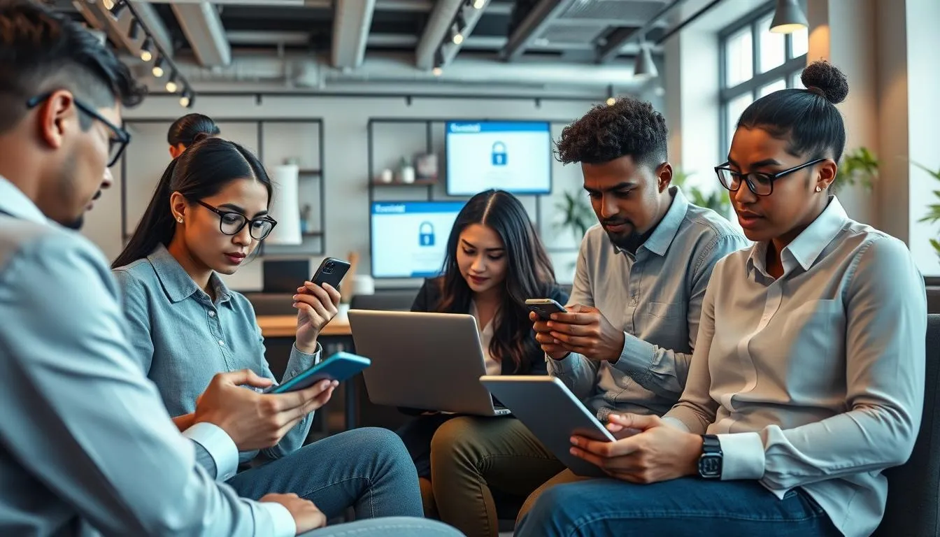 Pertimbangan Keamanan dan Privasi (c) Ilustrasi AI