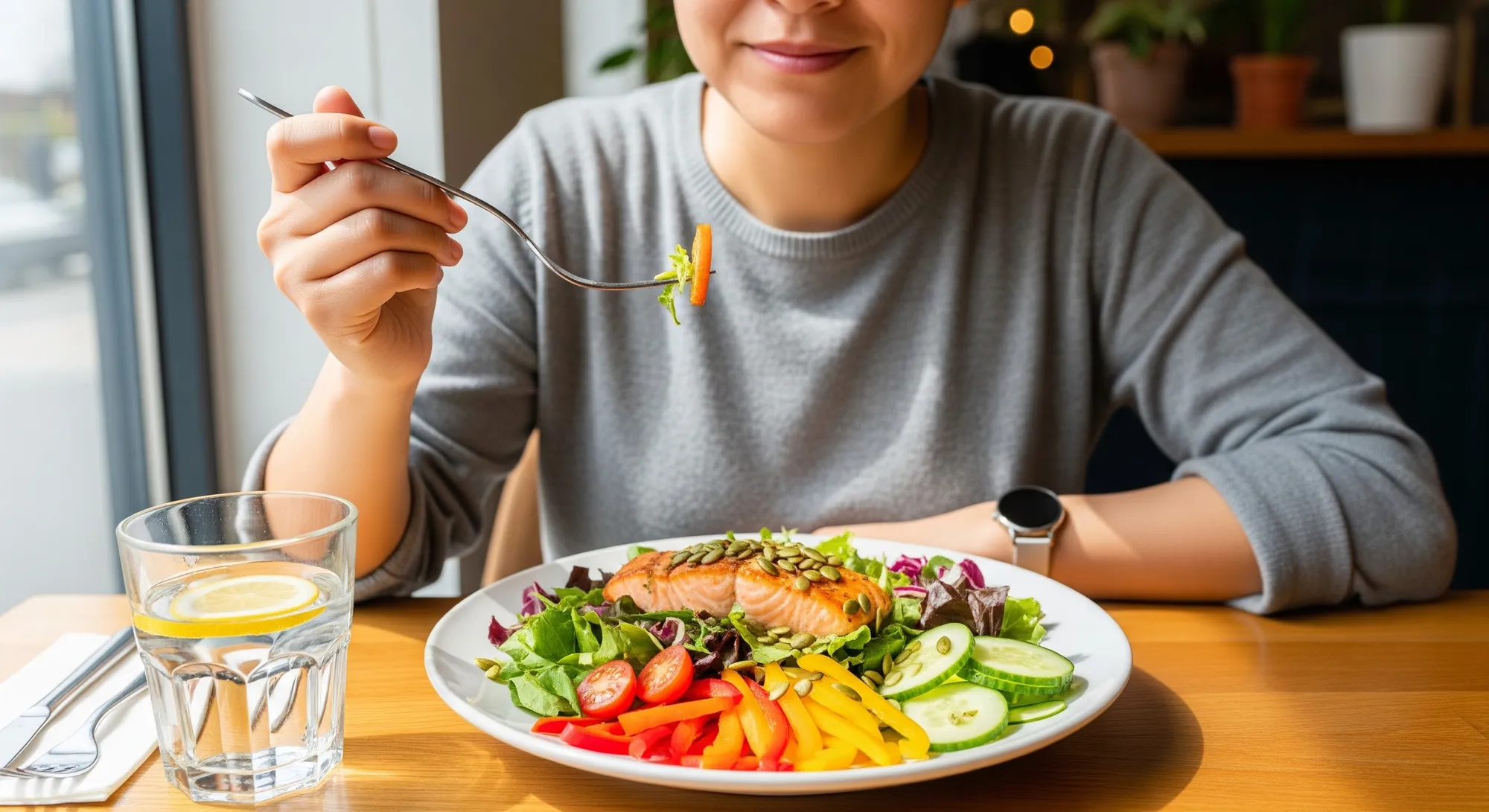 Mengatur Kembali Pola Makan (credit: image by AI)