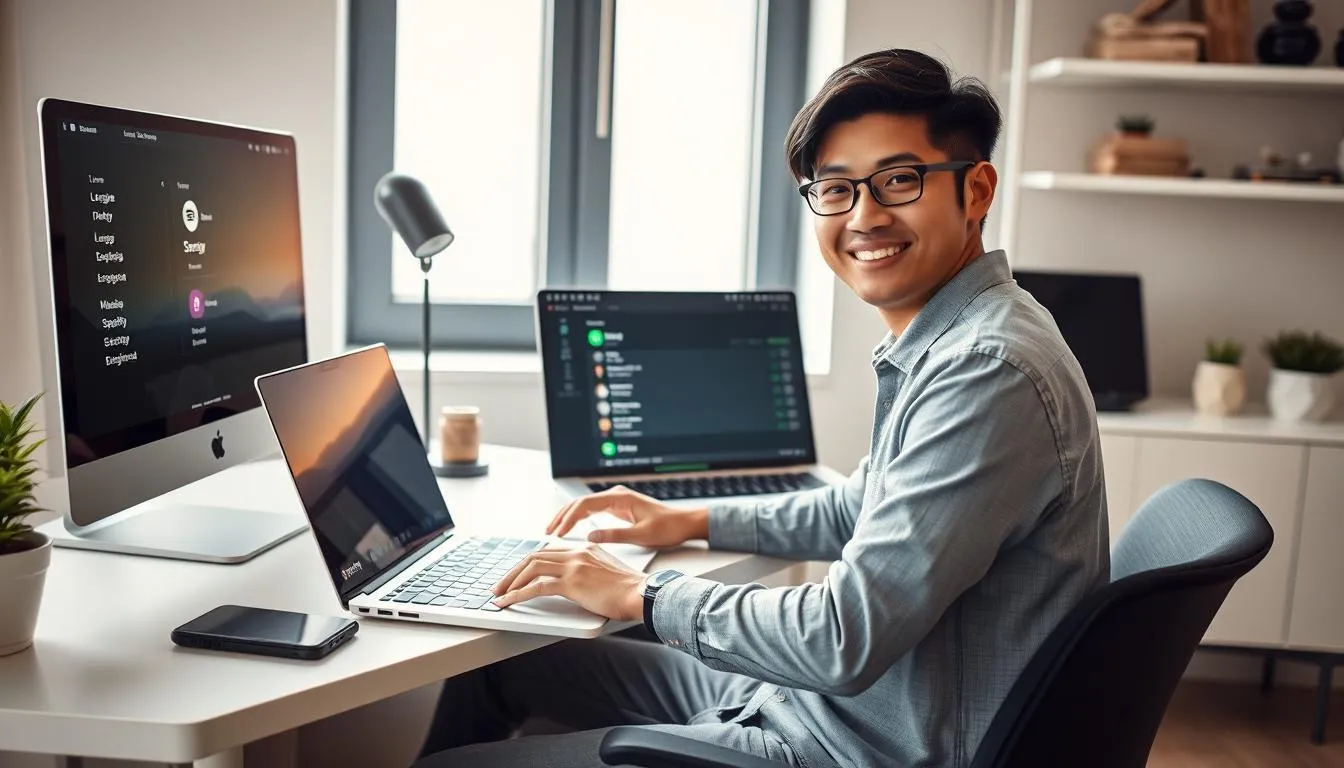 Panduan Mengubah Bahasa Spotify di Desktop (c) Ilustrasi AI