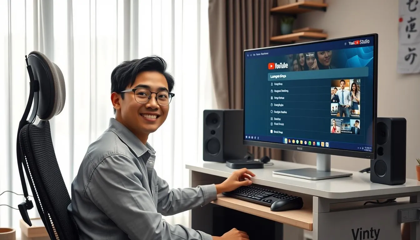 Cara Mengubah Bahasa YouTube Studio (credit:Image by AI)
