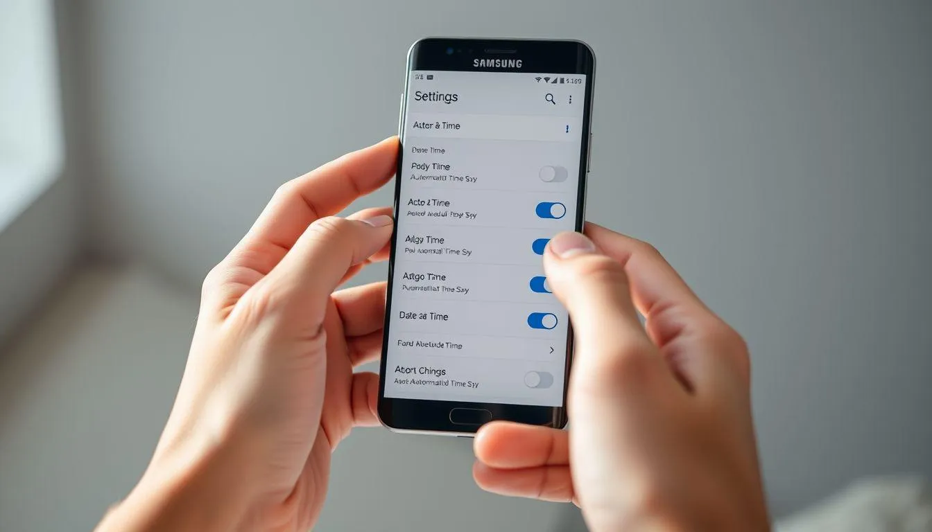 Cara Mengubah Jam di HP Samsung Secara Otomatis (c) Ilustrasi AI