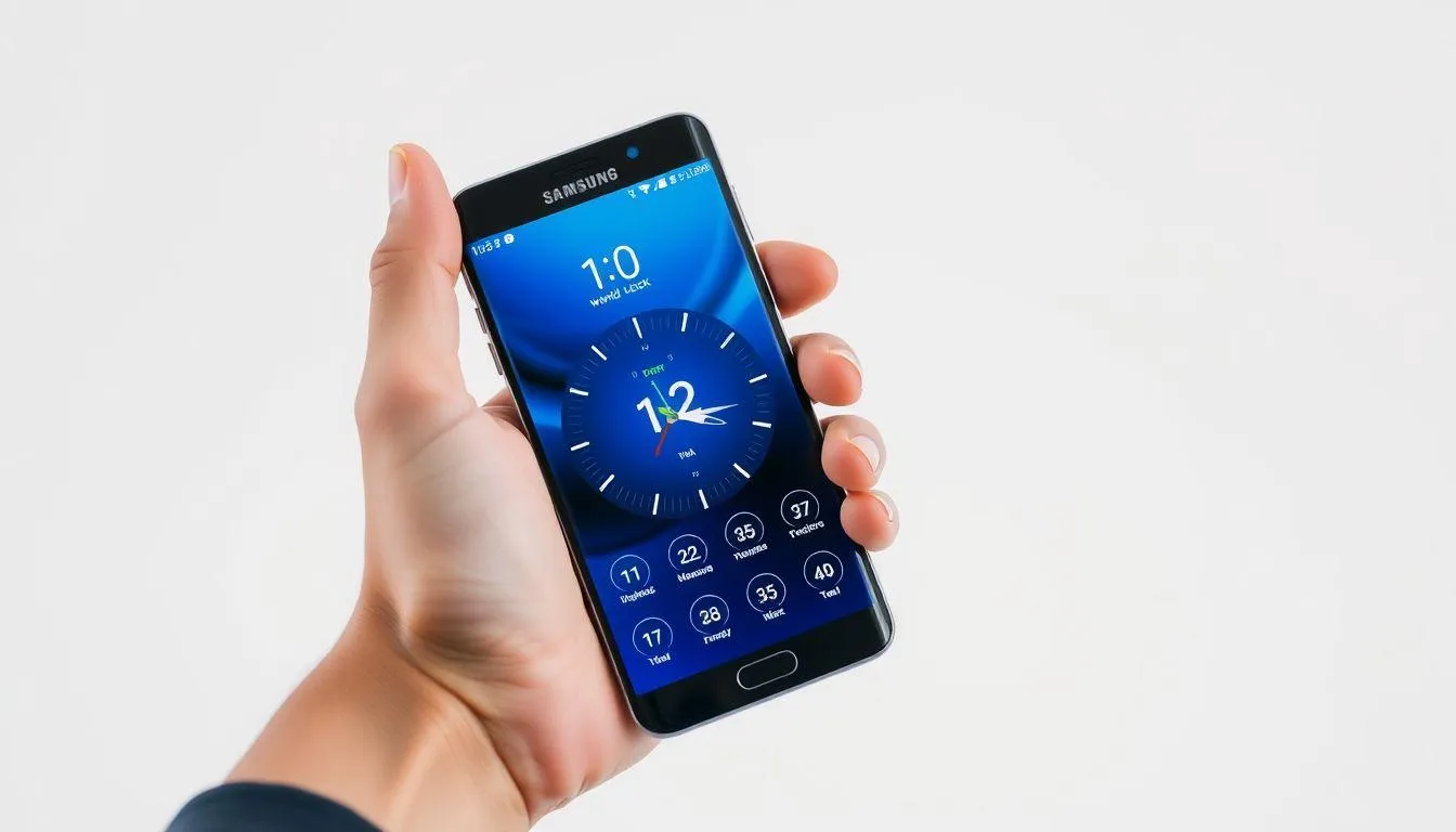 Menggunakan Aplikasi Jam Bawaan Samsung (c) Ilustrasi AI