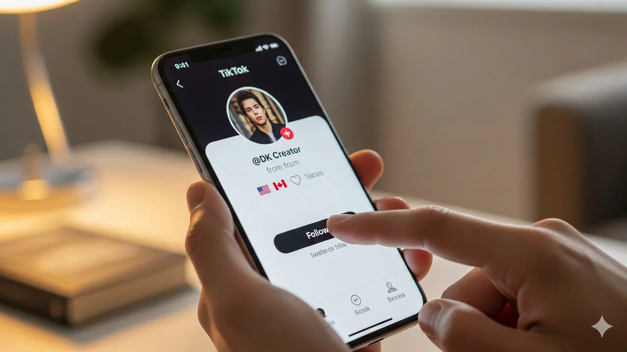 Mengikuti Kreator dari Negara Lain (c) Ilustrasi AI