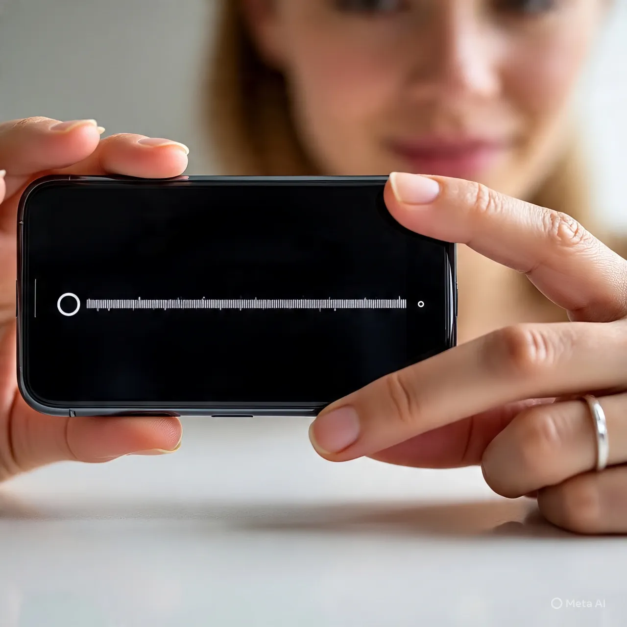 Menggunakan Aplikasi Ruler (c) Ilustrasi AI