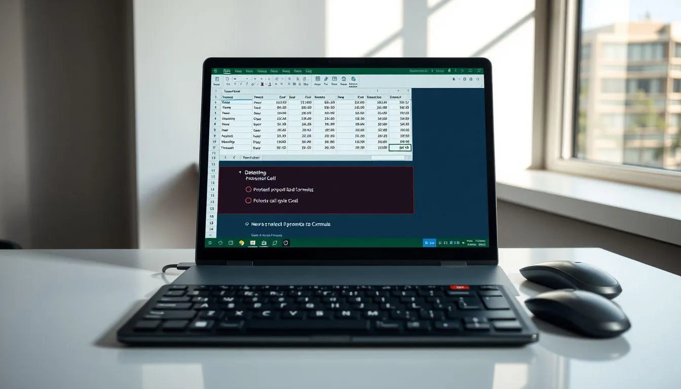 Cara Mengunci Sel Tertentu Tanpa Mengunci Seluruh Sheet (c) Ilustrasi AI