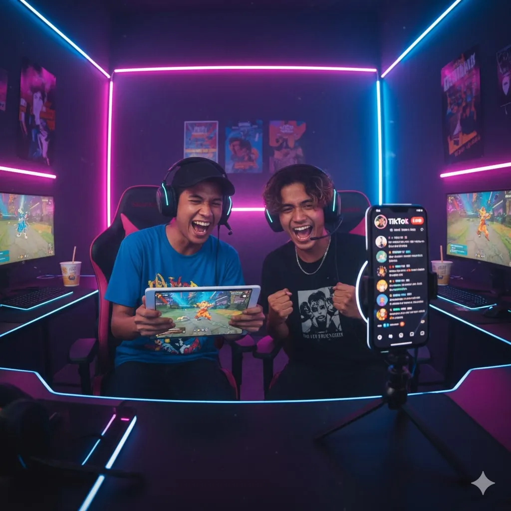 Tips Memaksimalkan Live Streaming Bersama Teman  (c) Ilustrasi AI