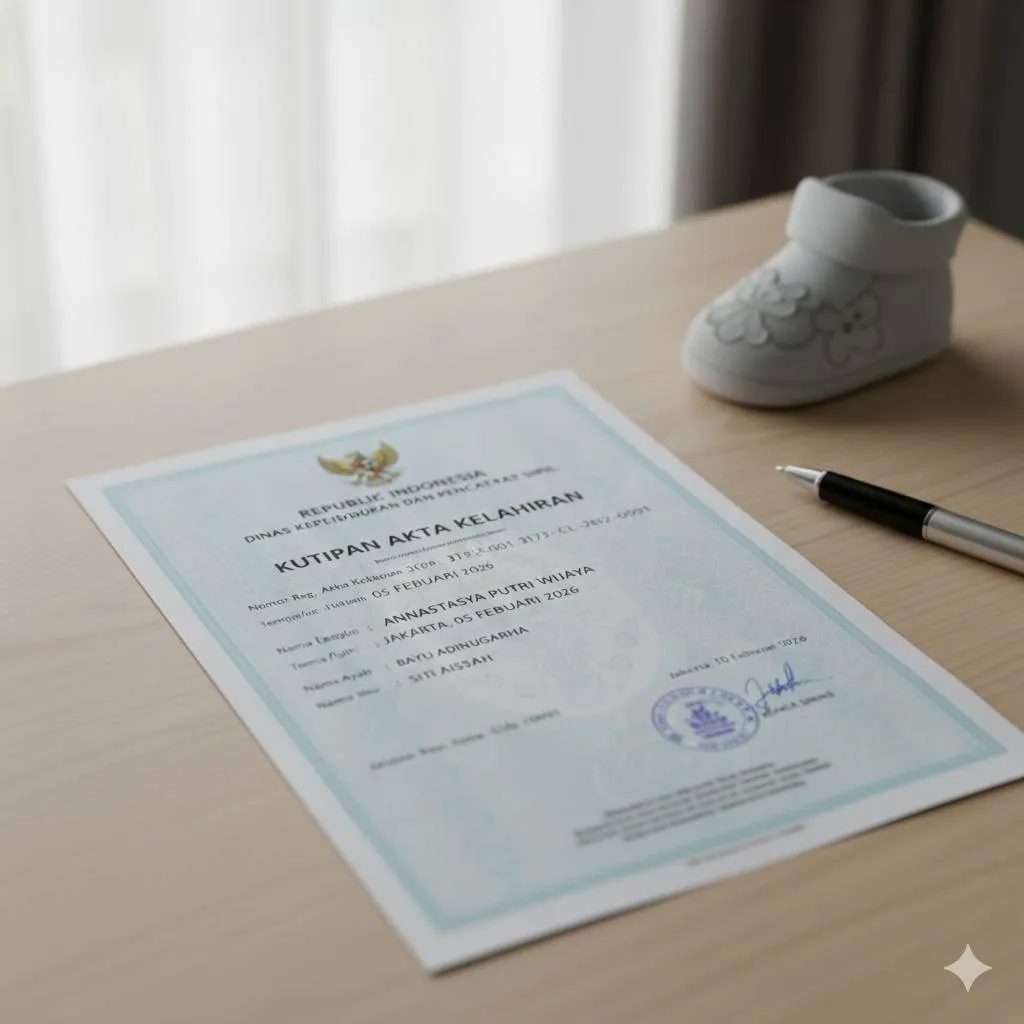Biaya dan Waktu Pengurusan Akta Kelahiran (c) Ilustrasi AI