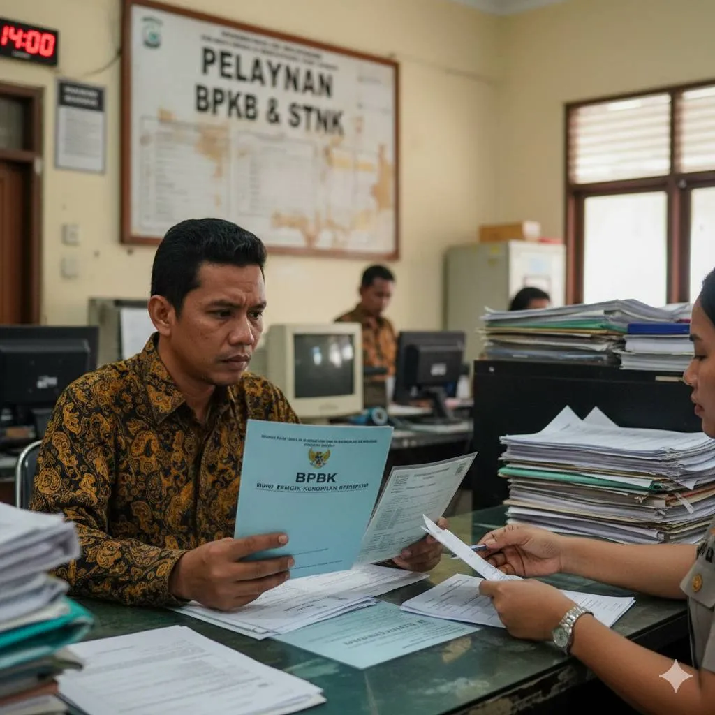 Langkah-Langkah Cara Mengurus BPKB Baru (c) Ilustrasi AI