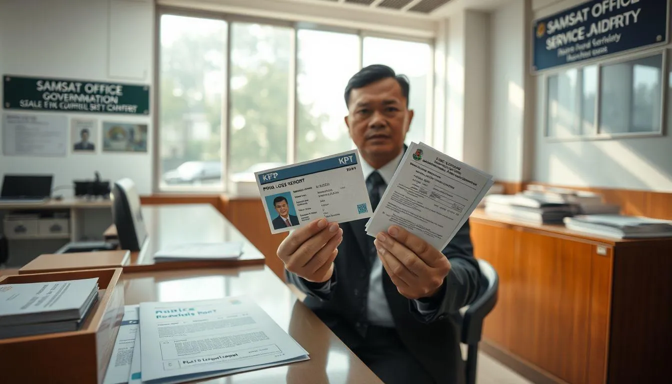 Persyaratan dan Cara Mengurus STNK Hilang (c) Ilustrasi AI