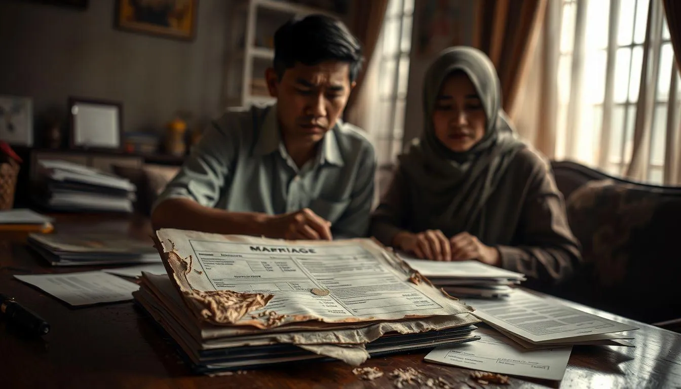 Penyebab dan Dampak Kehilangan Buku Nikah (c) Ilustrasi AI