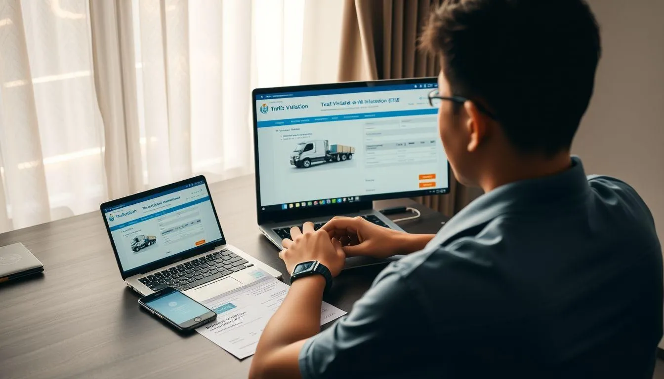 Cara Mengecek Status Tilang Elektronik (c) Ilustrasi AI