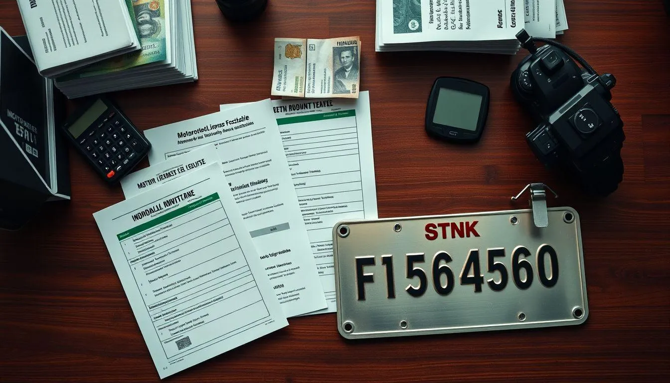 Rincian Biaya Ganti Plat Motor 5 Tahunan (c) Ilustrasi AI